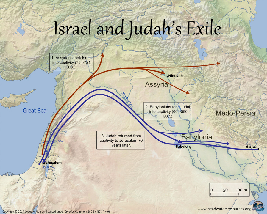 bible exile timeline
