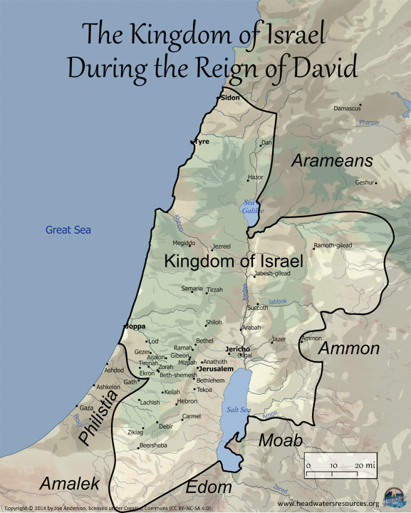 The-Kingdom-of-Israel-(under-David) – Headwaters Christian Resources