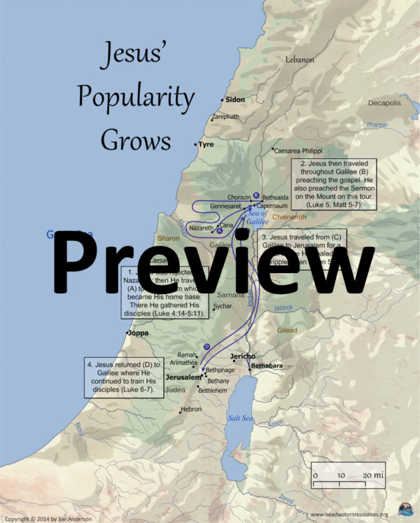 New Testament Maps: 13 Pro Series Bible Maps – Headwaters Christian ...