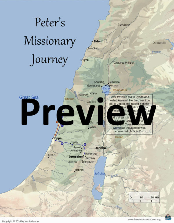 New Testament Maps 13 Pro Series Bible Maps Headwaters Christian